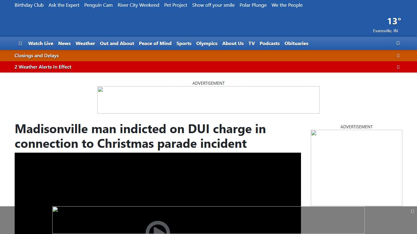 Madisonville man indicted on DUI charge in connection to Christmas parade incident